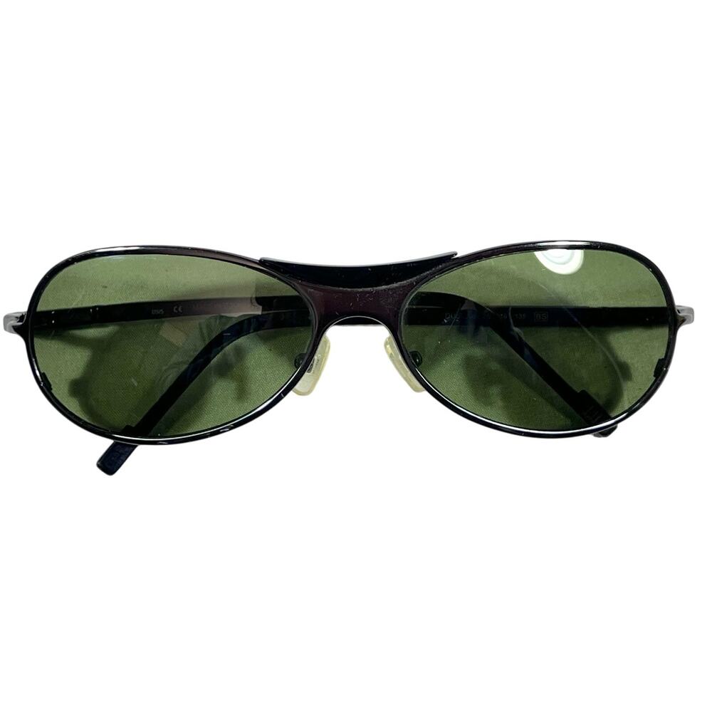 Dunhill Sunglasses Model DU50905 Polarized Green Lens Black Frames Used
